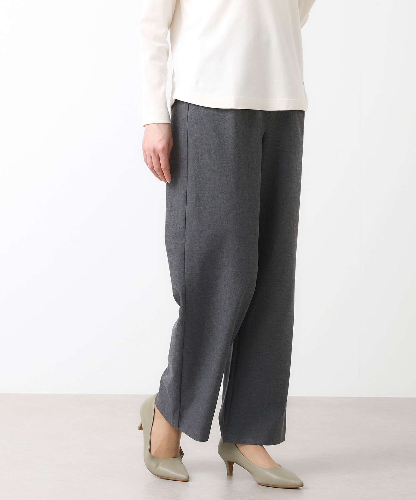 レディース ダブルクロス タックパンツ通販 [0305-61502