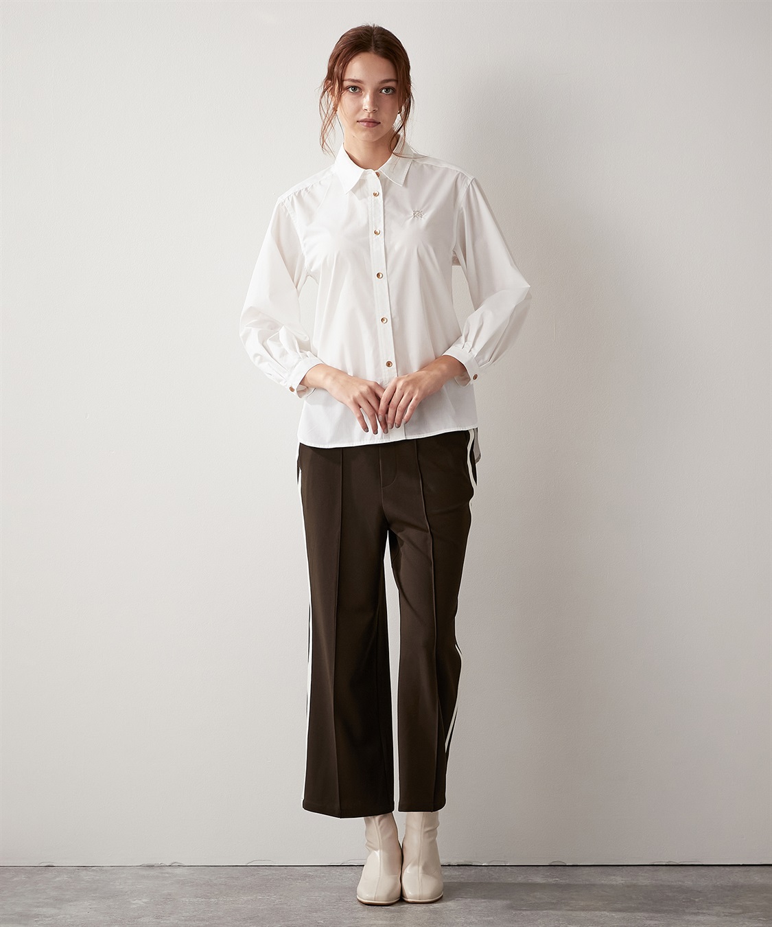 ワンポイント刺繍シャツ LE SOUK HOLIDAY｜クロスプラス公式通販サイト