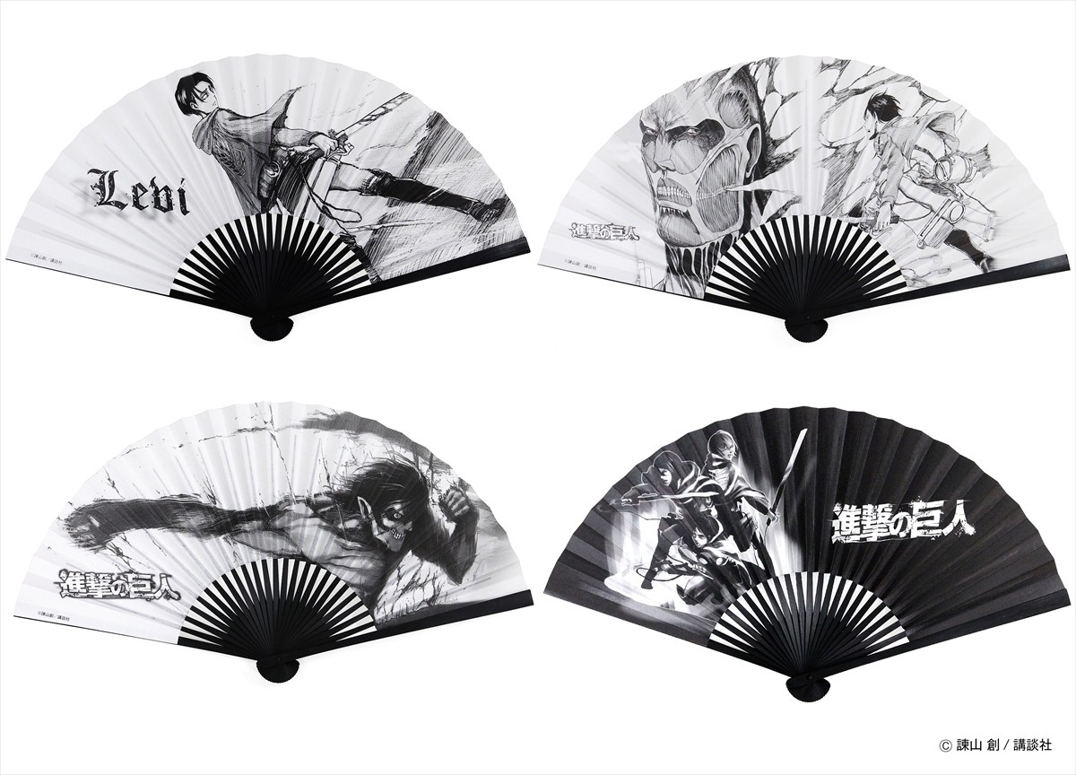 写真）『進撃の巨人』×京都の一流職人！ リヴァイ、エレンたちが描かれ