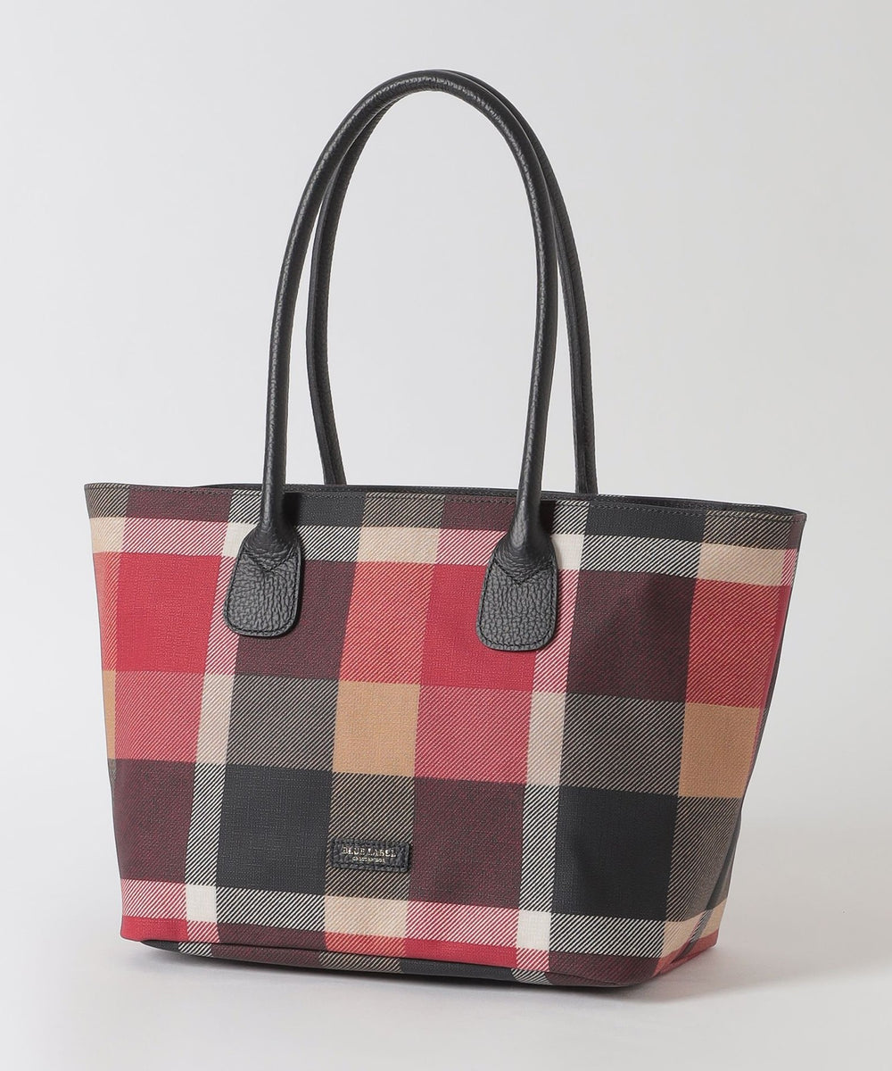 クレストブリッジチェックPVCトート（バッグ）｜BLUE LABEL