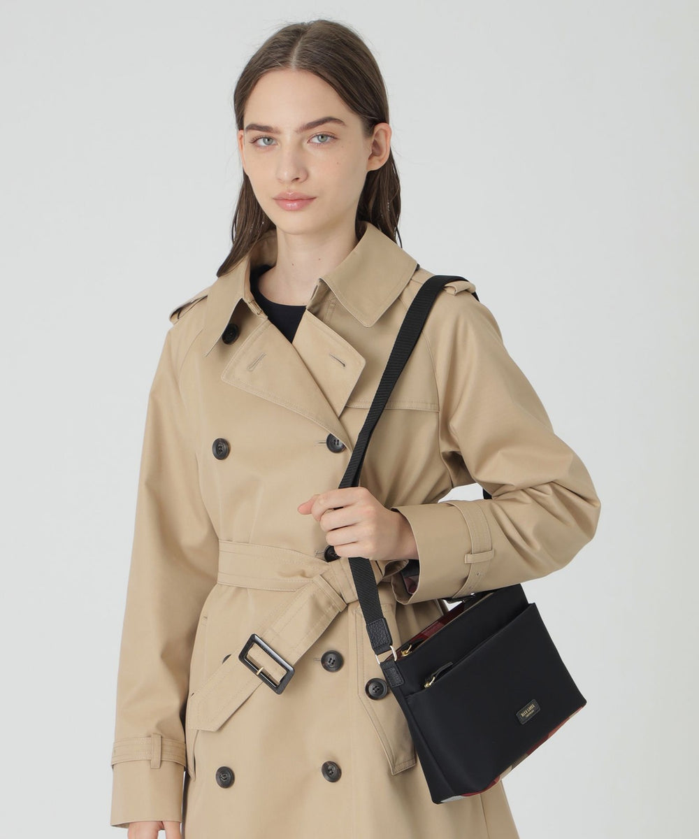 パーシャルクレストブリッジチェックナイロンミニショルダー（バッグ