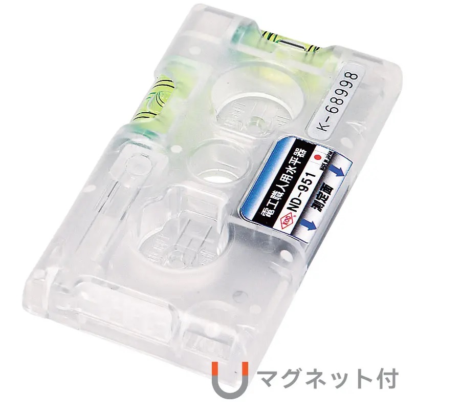 ｱｶﾂｷ 電工職人用水平器 ND-951 / 建築金物通販【秋本勇吉商店】