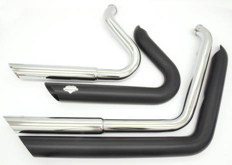 VANCE＆HINES ショートショット スタッガード ブラック - VANCE＆HINES