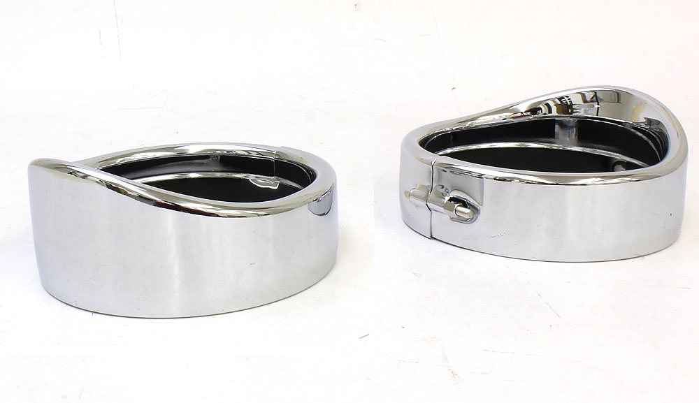 パッシングライト・バイザートリムリング - Harley Davidson