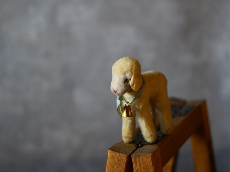 シュタイフ 羊/Steiff Lamby＊/Antique Teddybear/ぬいぐるみ-/Antique