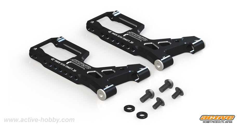 ドリパケ対応アルミ・フロントロングサスアーム - Active Hobby
