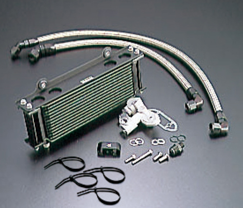 オイルクーラーキット (サイド廻し) ストレート #6 9-13R ブラック仕様