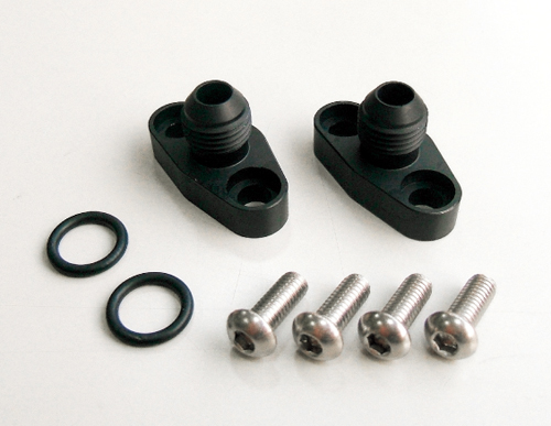 オイルクーラーキット取り出しセット #6 ブラック | EARL'S