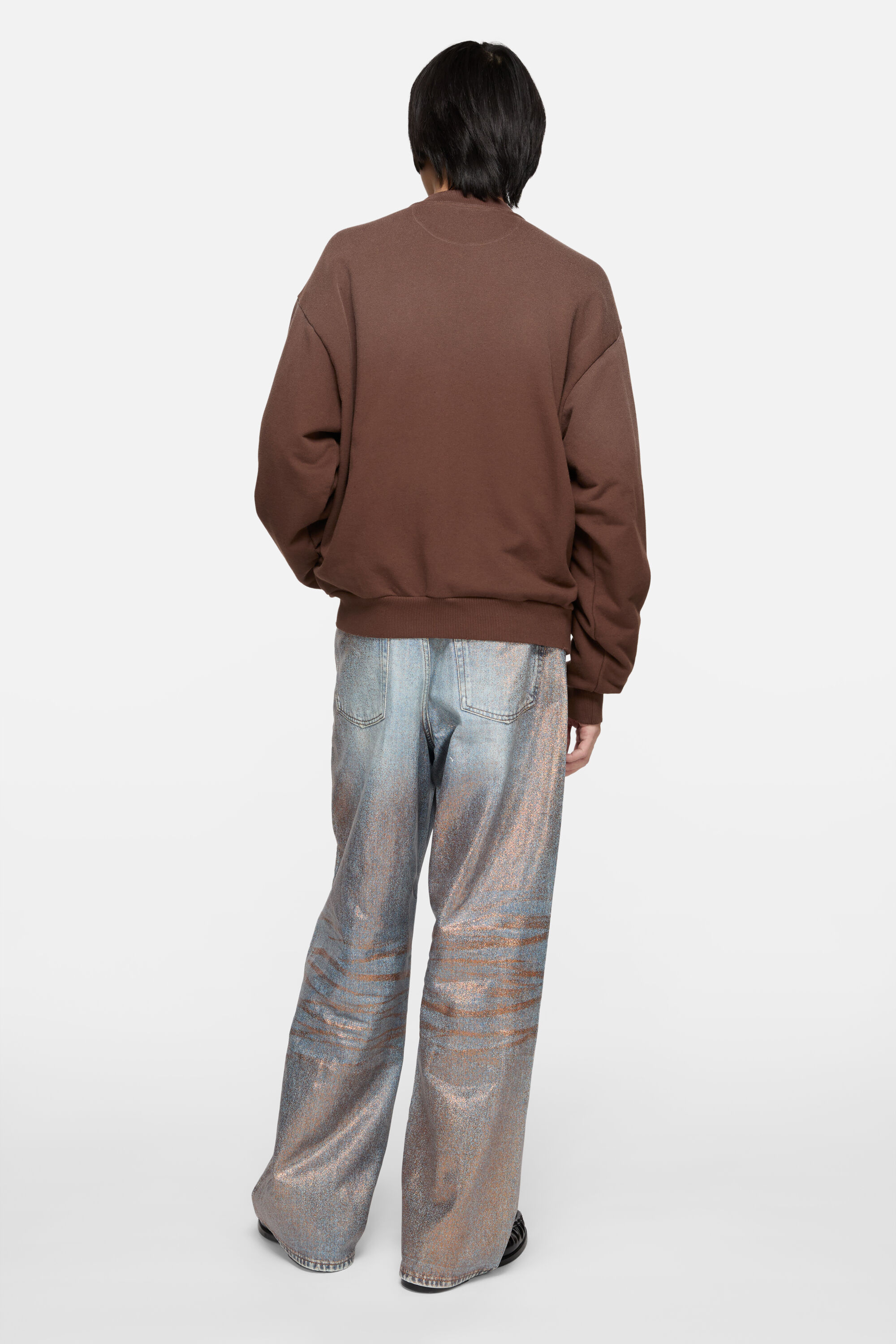 Acne Studios - Washed zip-up cardigan - Chocolate brown