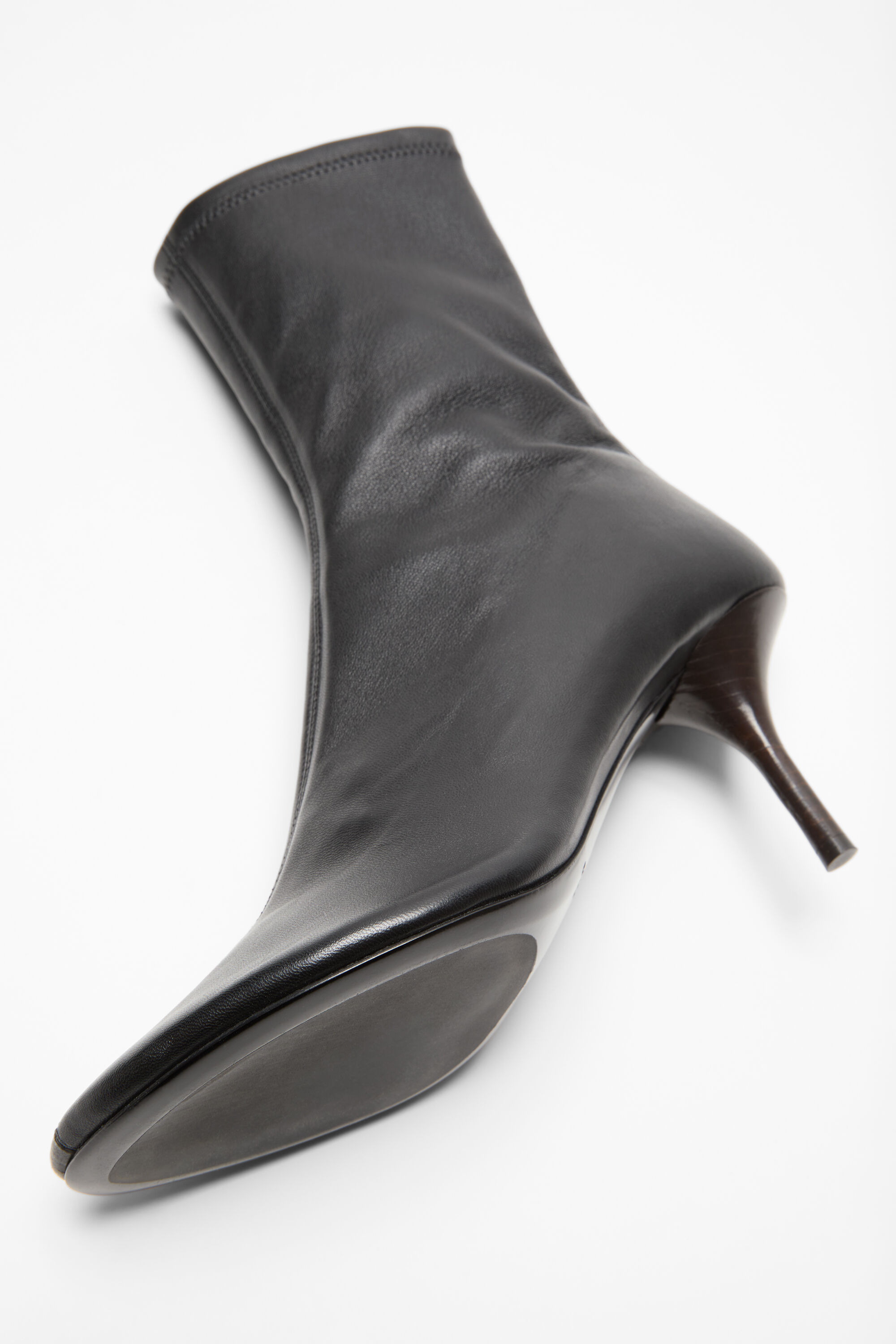 Acne Studios - Leather ankle boot - Black