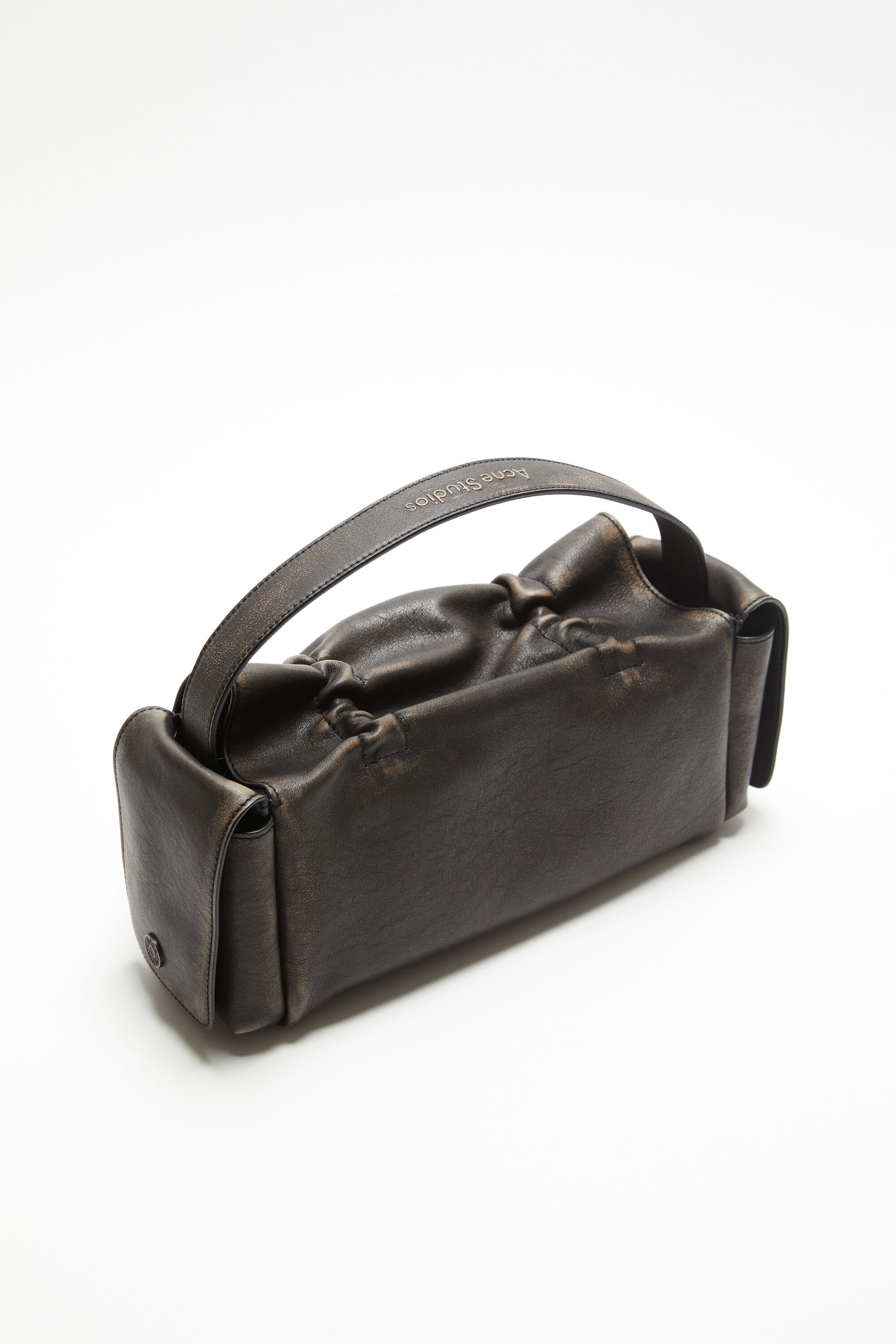 Acne Studios - Multipocket shoulder bag - Dark brown/beige