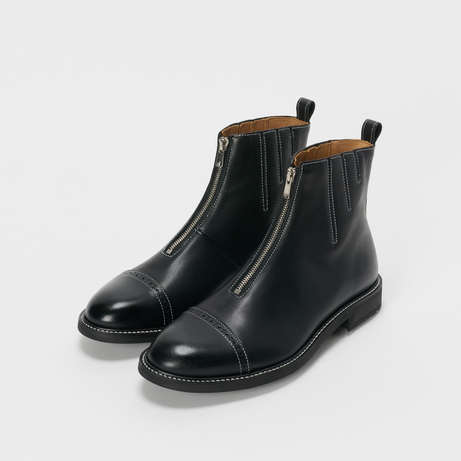 Hender Scheme - 【残り一点】Front Fastner Boots(BLACK×WHITE