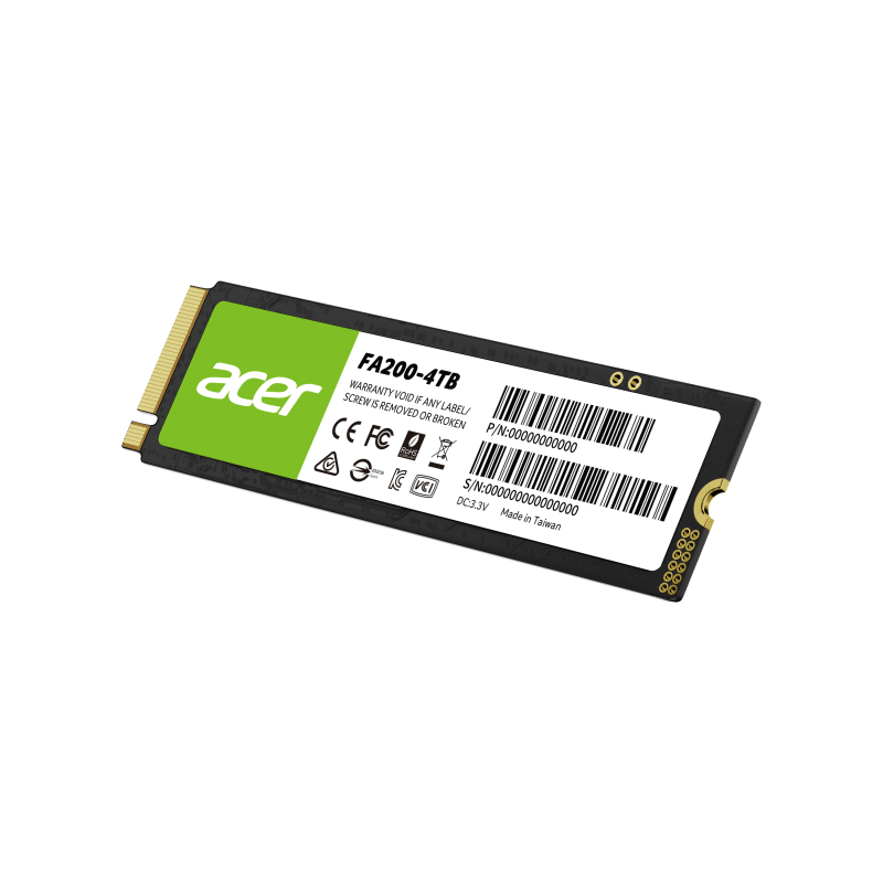 Acer FA200 PCle 4.0 Gen 4 NVMe SSD Solid State Drive