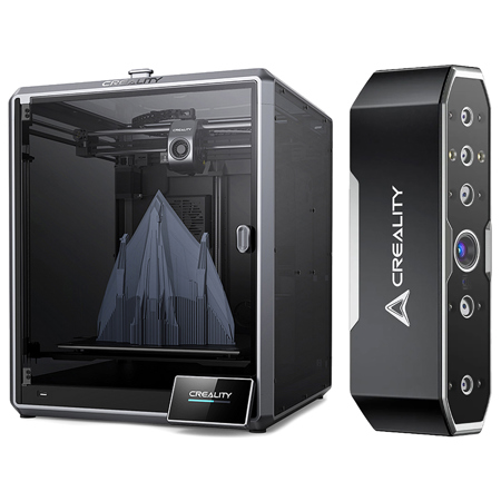 Creality K1 Max AI Fast 3D Printer, Bundle with CR-Scan Otter