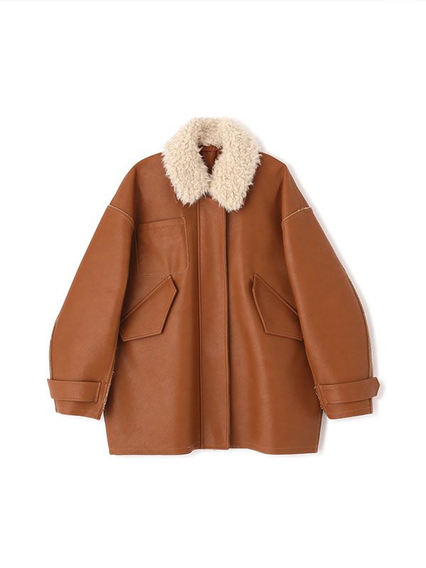 ETRE TOKYO - マルチファブリックリバーシブルコート - BROWN | ADDICT