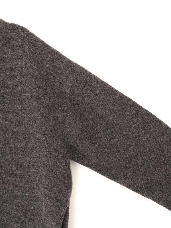 ETRE TOKYO - ミドルゲージVネックニットカーディガン (GREY) | ADDICT