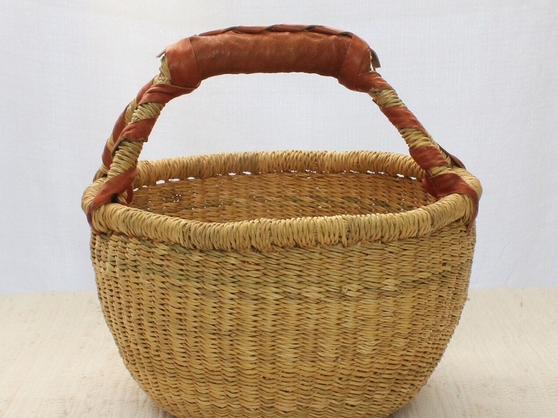 アフリカのカゴバッグ 【アフリカンスクエアー】