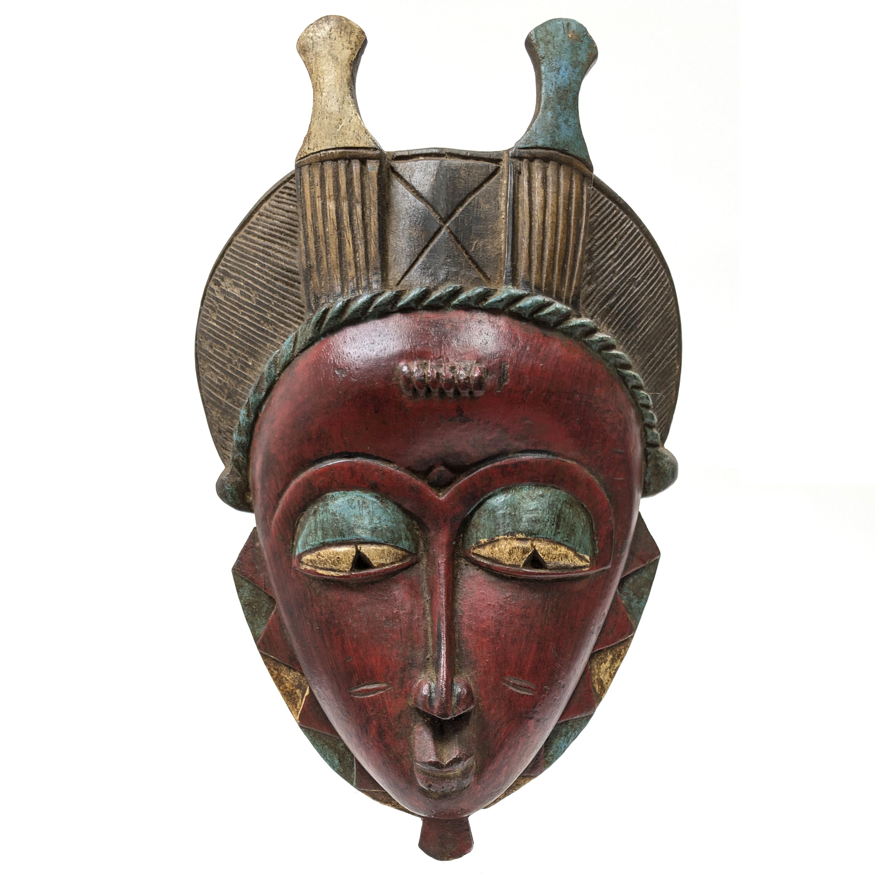 グロ族仮面 42cm アフリカン プリミティブアート マスク （r155-18