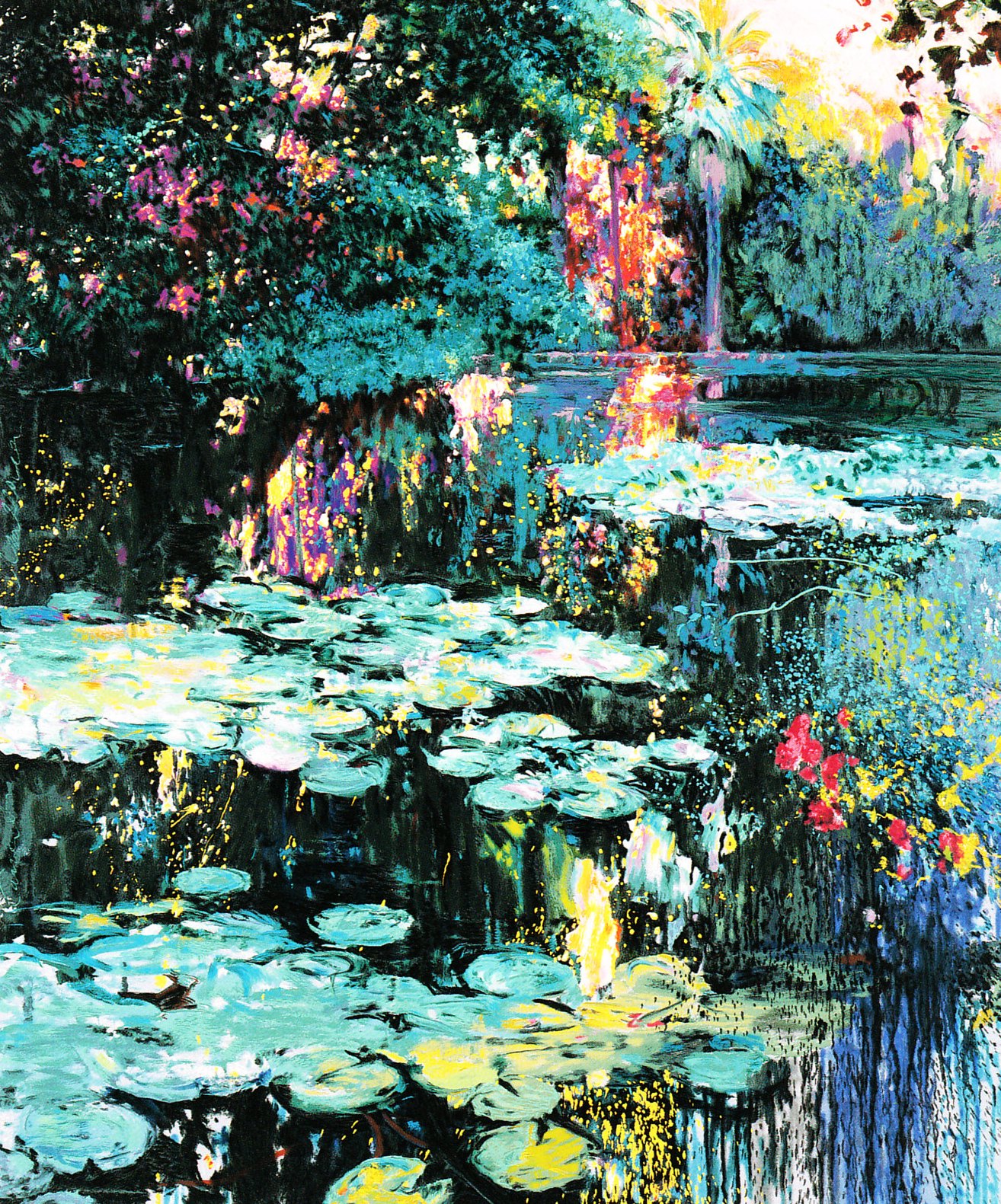 J トレンツリャド 蒼き水面シルクスクリーン