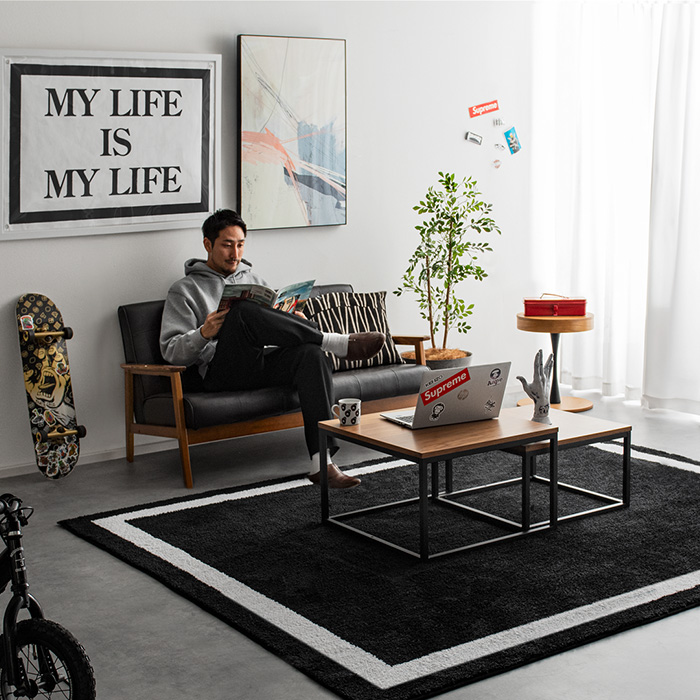 ストリート系ラグ FLEX RUG.(フレックスラグ)200×250cm | 家具