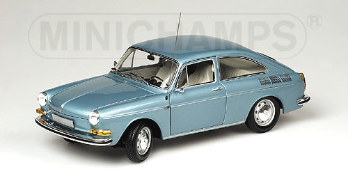 minichamps Volkswagen 1600 TL 1970 (Light Blue Metallic) (1/18