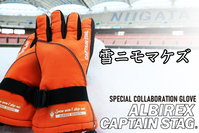 雪に負けない最強グローブ】ALBIREX × CAPTAIN STAG「雪ニモマケズ