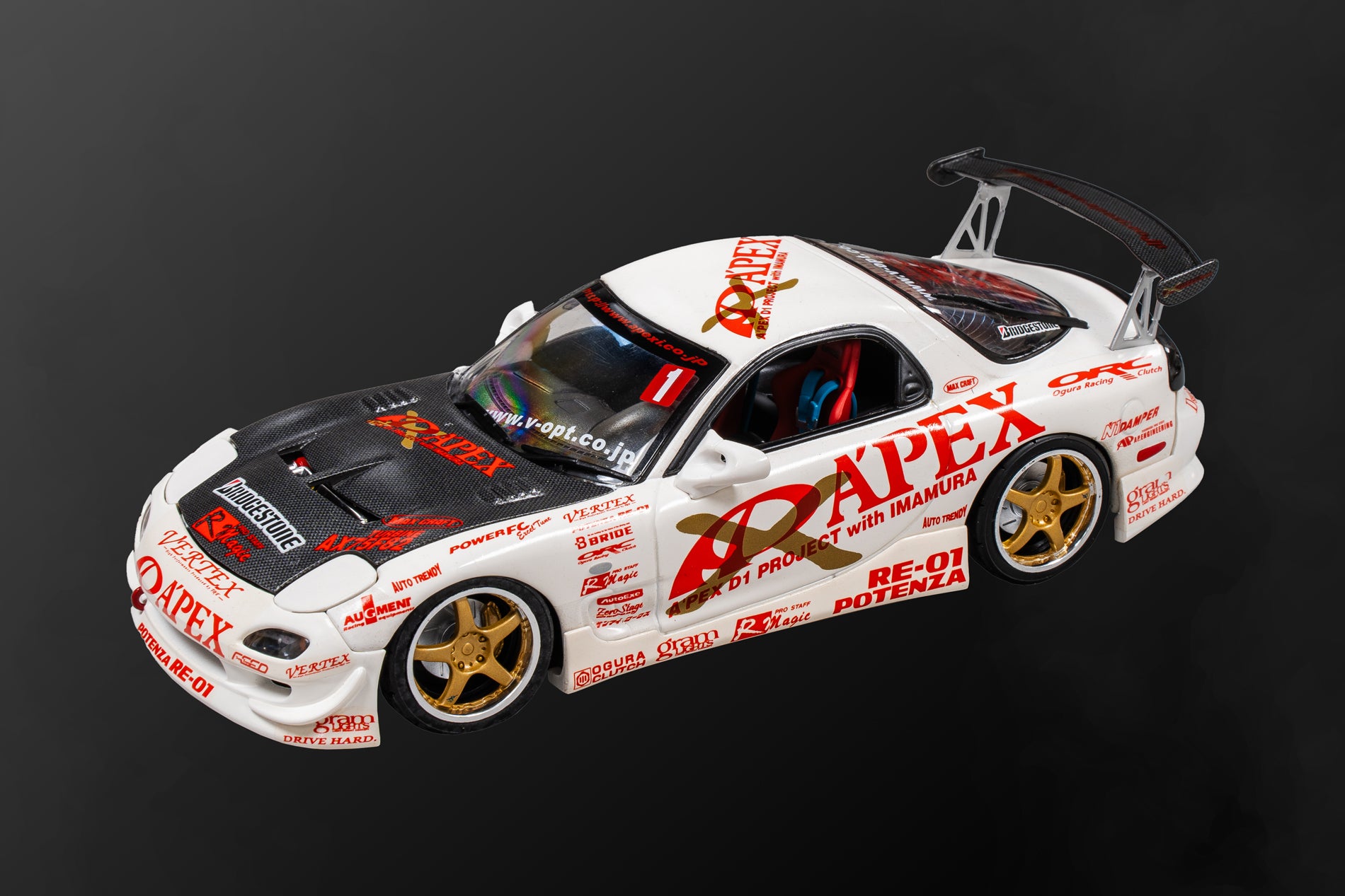 A'PEXi - RX-7 FD3S APEX D1GP Project - AUTO PRO SHOP 1/24 Scale