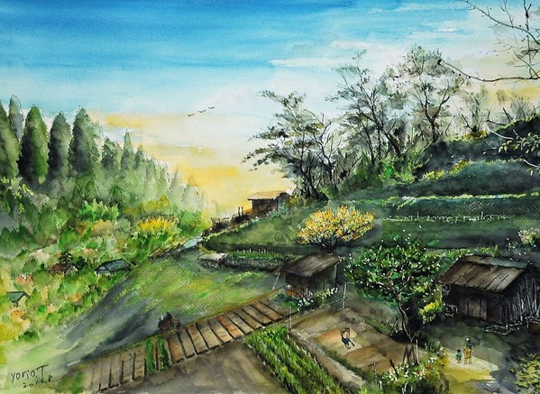 タイの風景画5」 by 順風｜Artmeter｜暮らしを彩るアートが、きっと