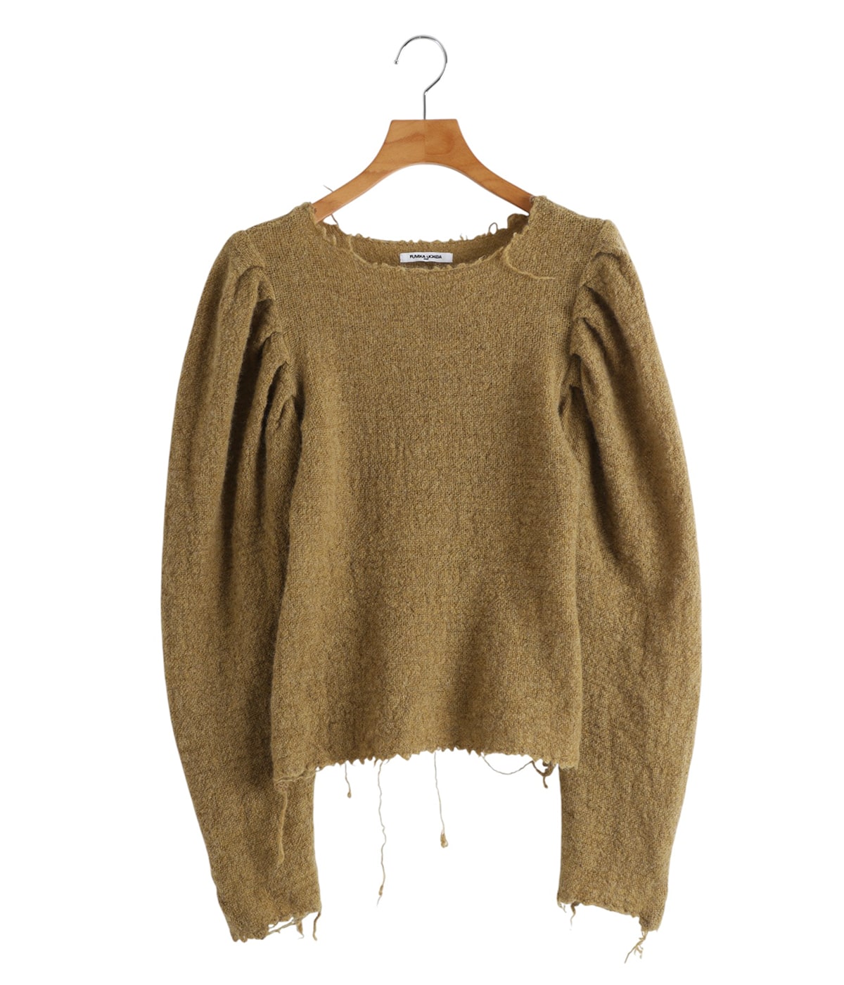 レディース】GAUZE SHETLAND PUFF-SLEEVE TOP | FUMIKA_UCHIDA(フミカ