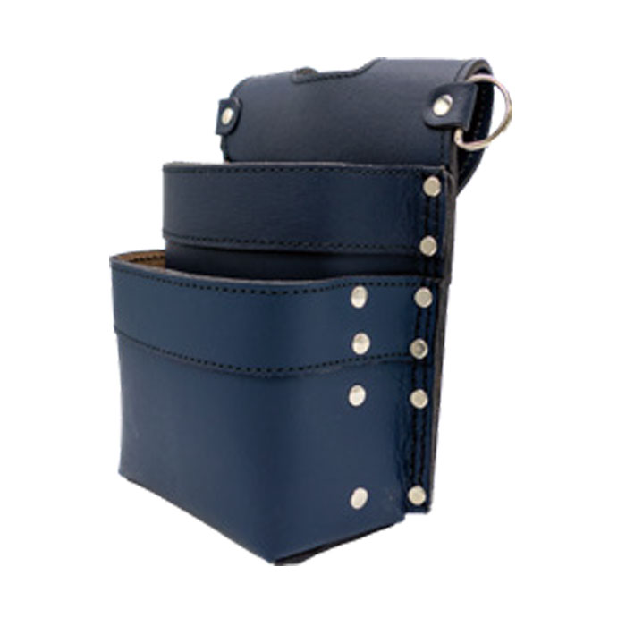 1枚革腰袋2段 Type-C 深藍 取寄品 - 大工道具・金物の専門通販アルデ