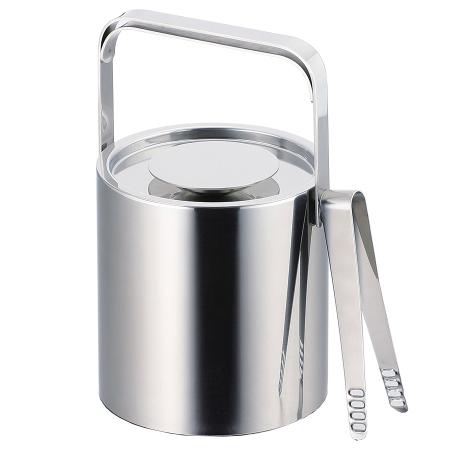 9513780｜ニューダブルアイスペール フタ付(トング付) MR-378