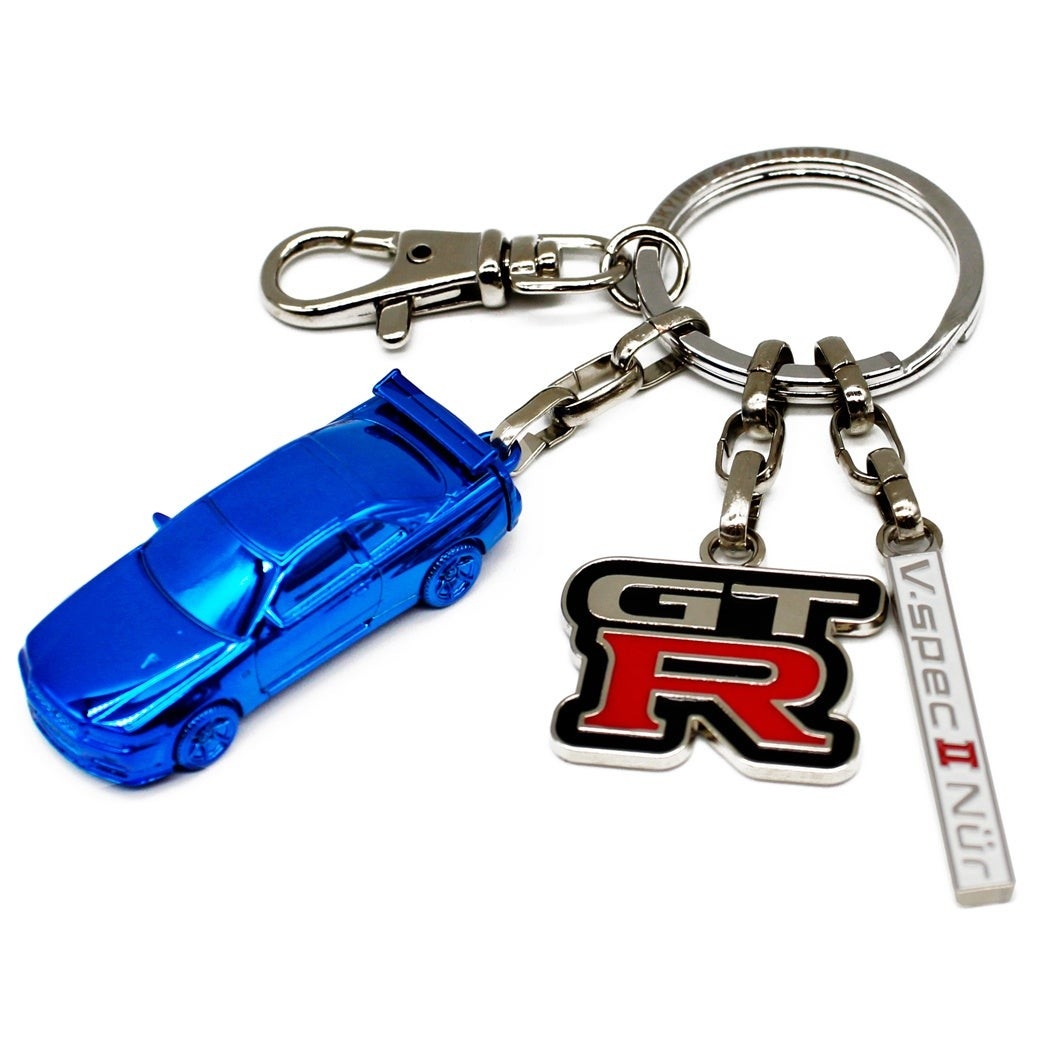 新商品○5000個限定○ 日産スカイライン GT-R (BNR34) キーリング