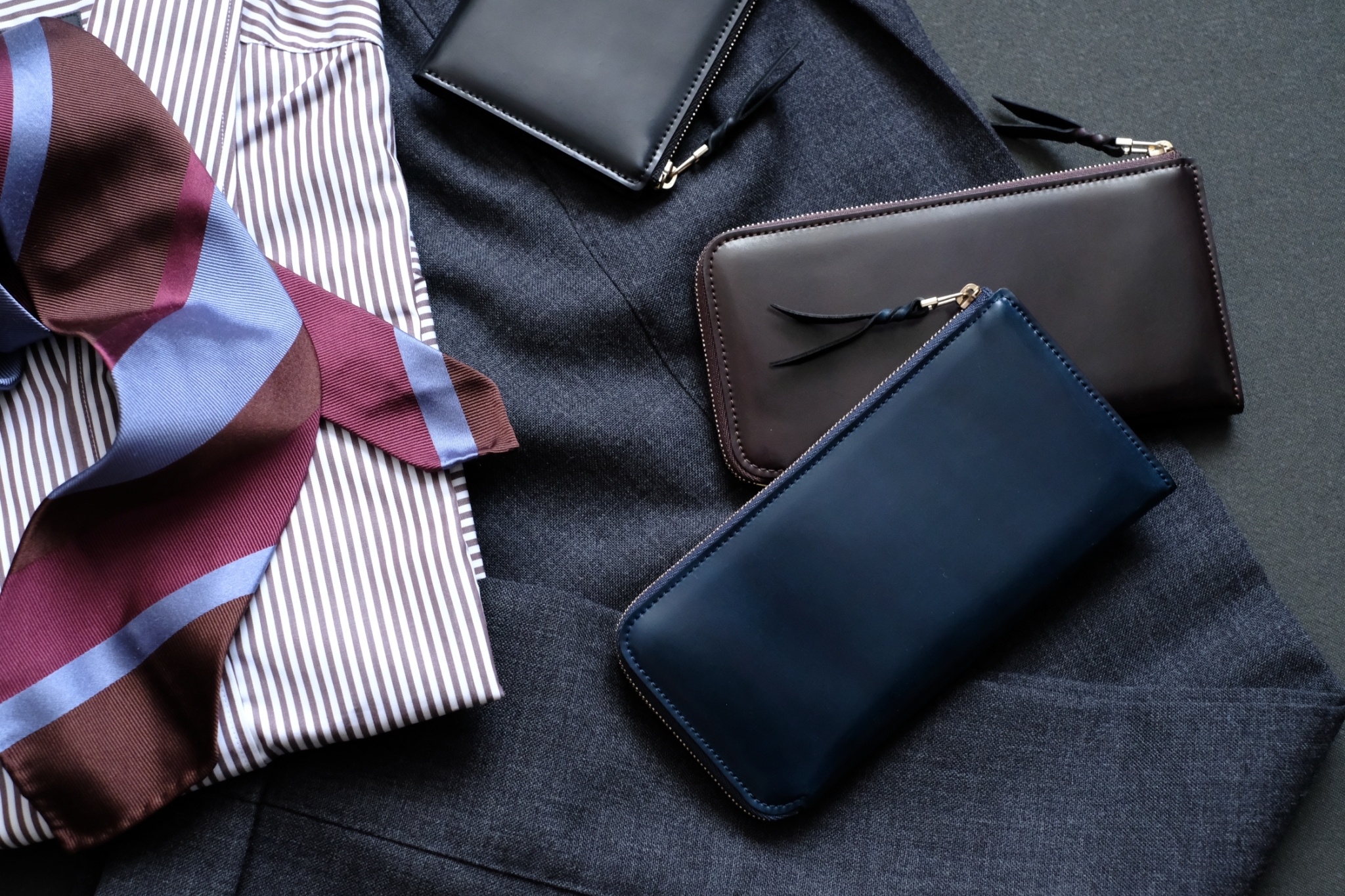 革工房MUNEKAWAがコンパクト長財布「Cram Long」より “シェルコード