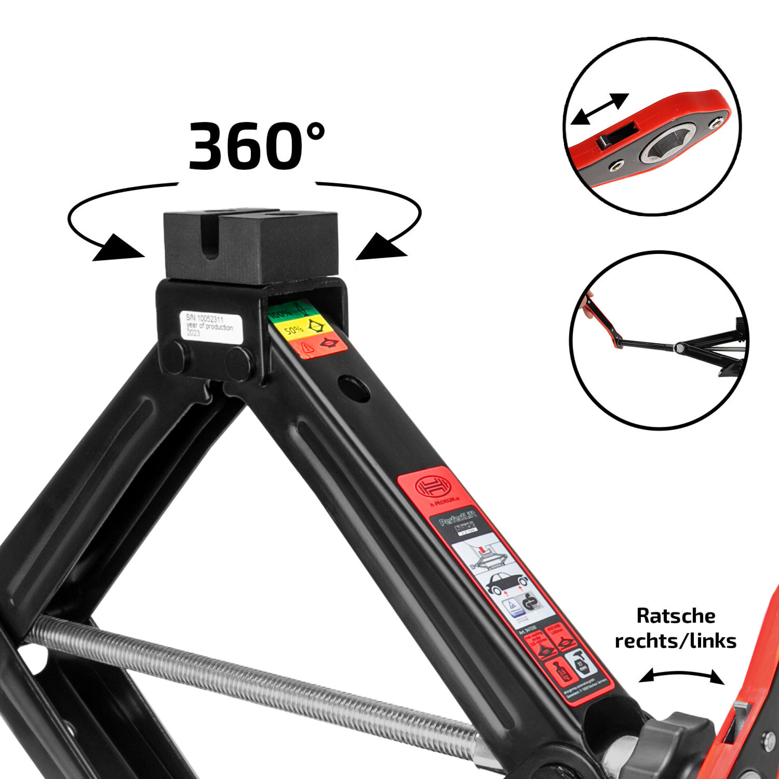 Scissor jack 1.5t for VW 