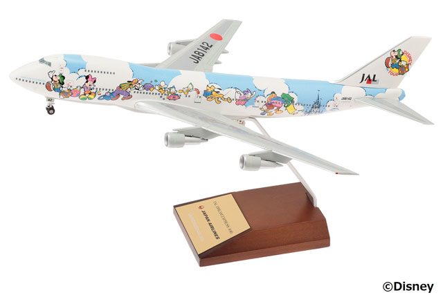 JAL、ディズニー”Dream Express”30周年で初代747模型 機内販売で