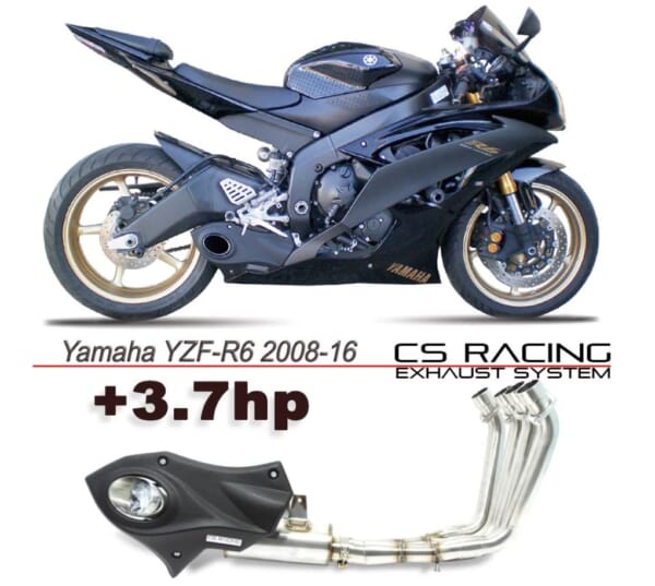 CSRacing YZF-R6(06-16) アンダーマウントサイド出しマフラー！｜AxxL