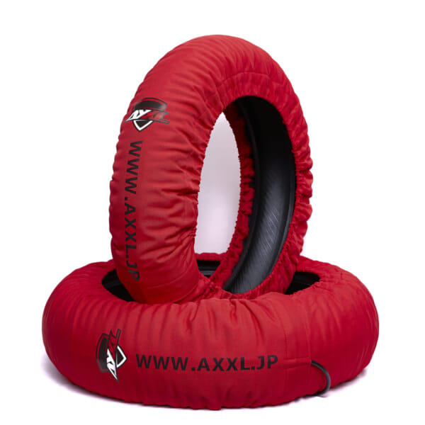 サーキットには必須 AXXL 17インチ 各色 タイヤウォーマー｜AxxL