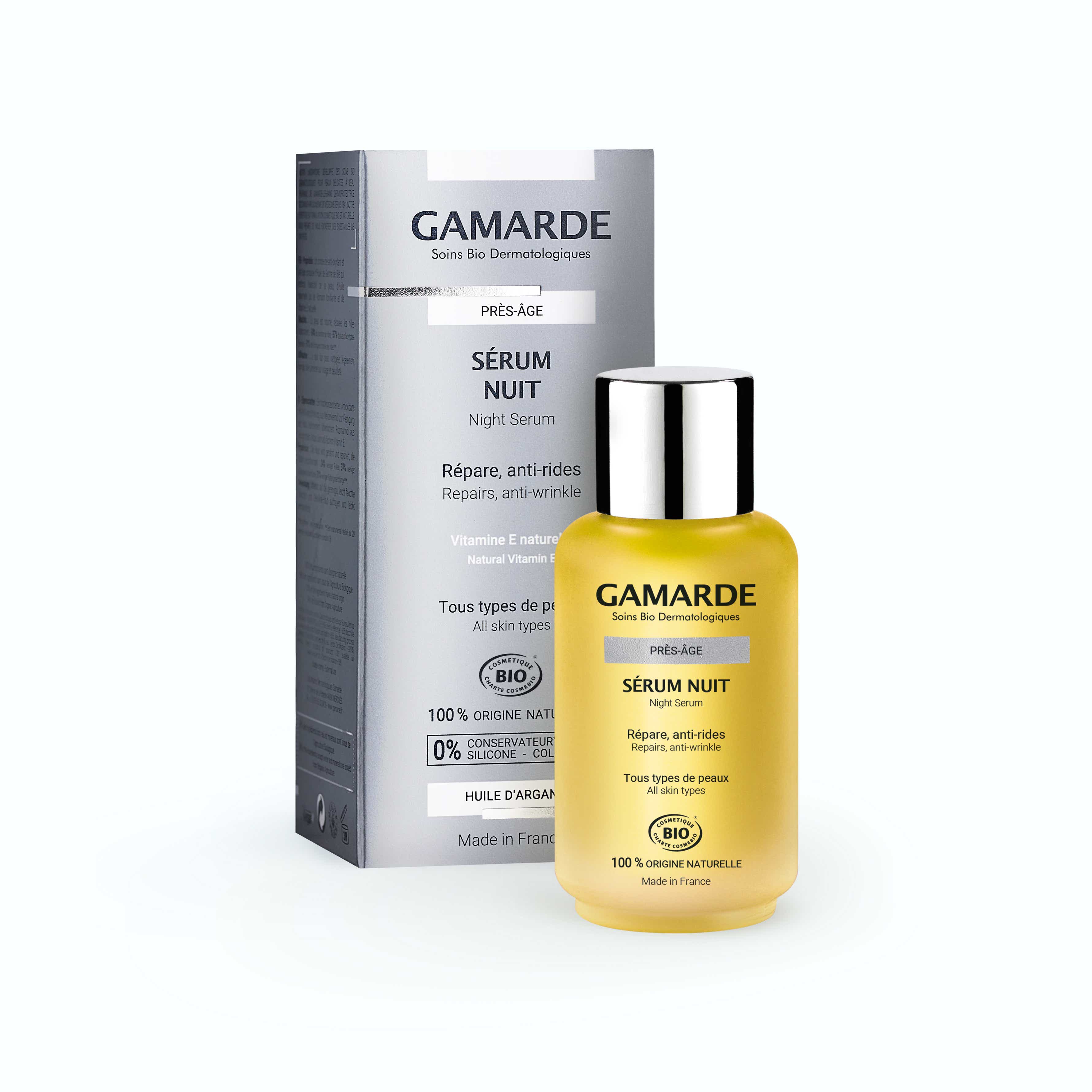 PRES-AGE - Sérum Nuit Réparateur Anti-Rides, 30ml | Gamarde