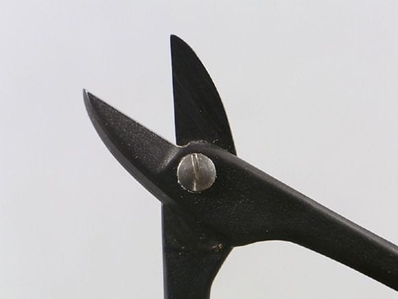 盆栽道具 針金切小鋏 (昌国作) 全長 115mm No.M9 (7037)の販売｜針金切