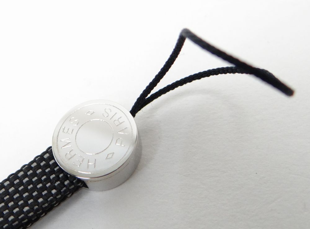 HERMES エルメス セリエ 携帯ストラップ キーチャーム シルバー