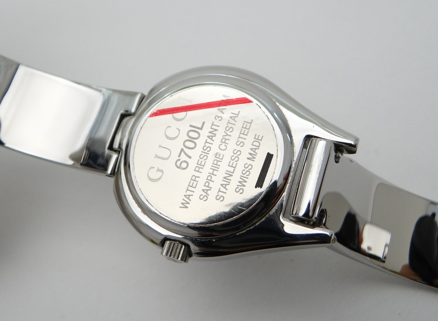 GUCCI グッチ 6700L クオーツ レディース時計 バングルウォッチ SS