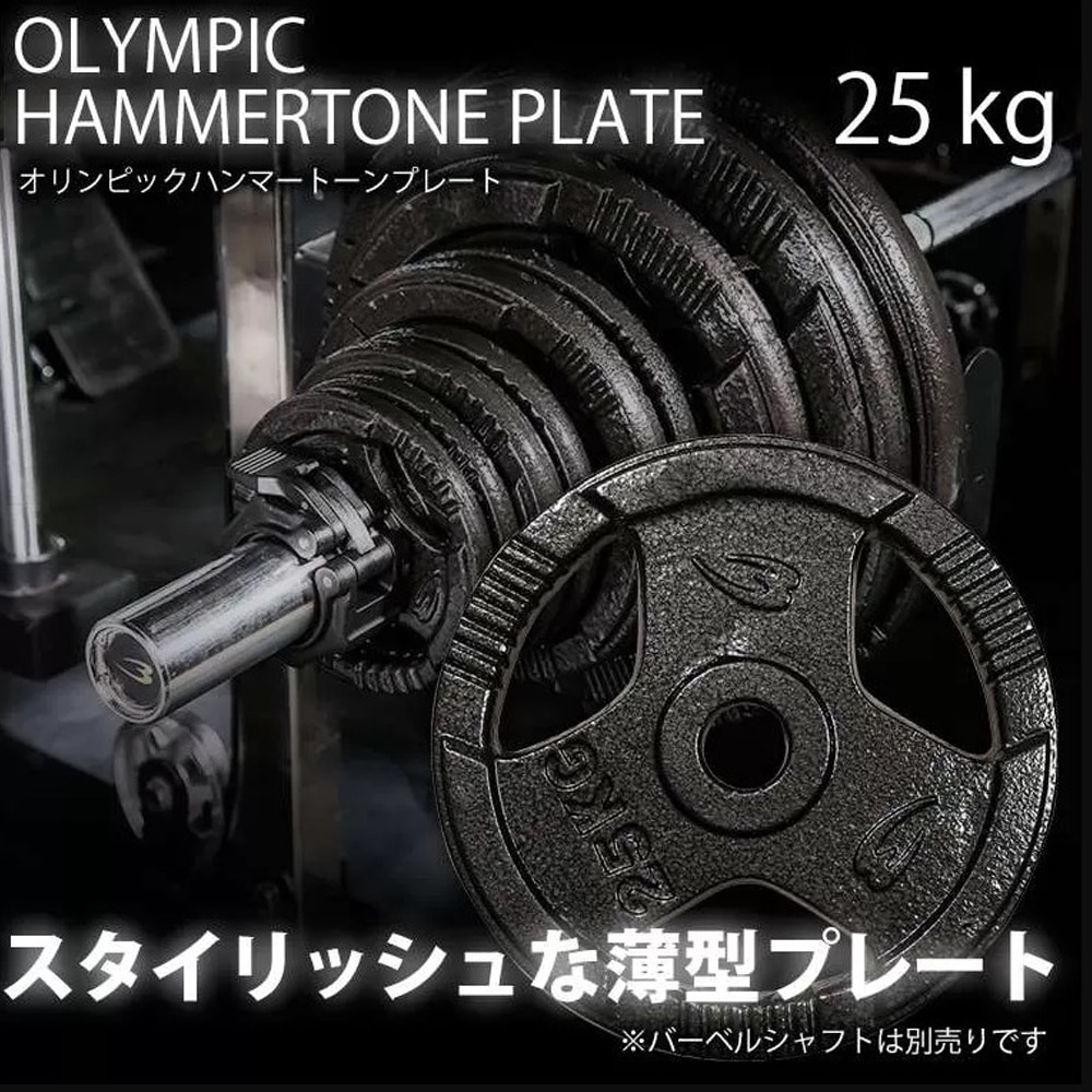 オリンピックハンマートーンプレート 25kg PH0092500｜BODYMAKER