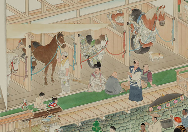 馬の博物館開館40周年記念所蔵名品展馬の美術150選 ―山口晃「 厩圖