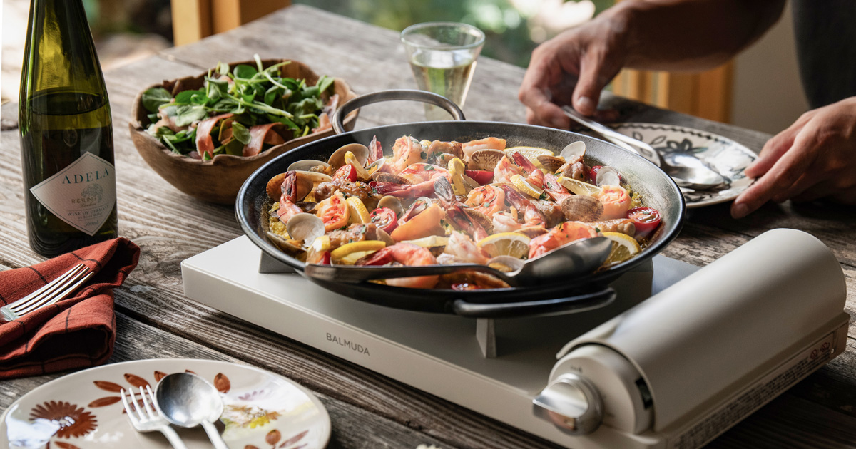 海と山のパエージャ | レシピ | Table Stove | BALMUDA（バルミューダ