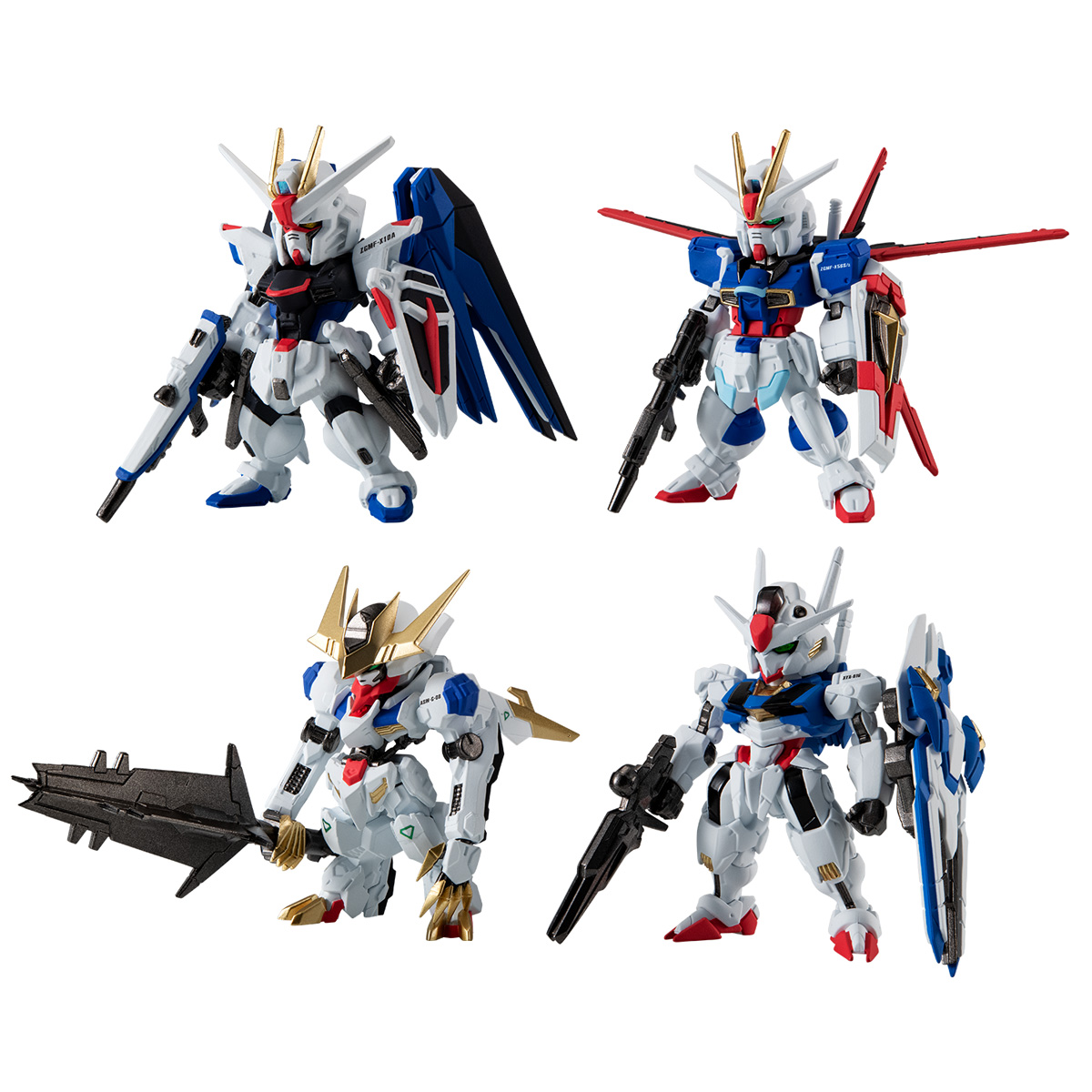 FW GUNDAM CONVERGE インパルスガンダムシルエットセット【プレミアム