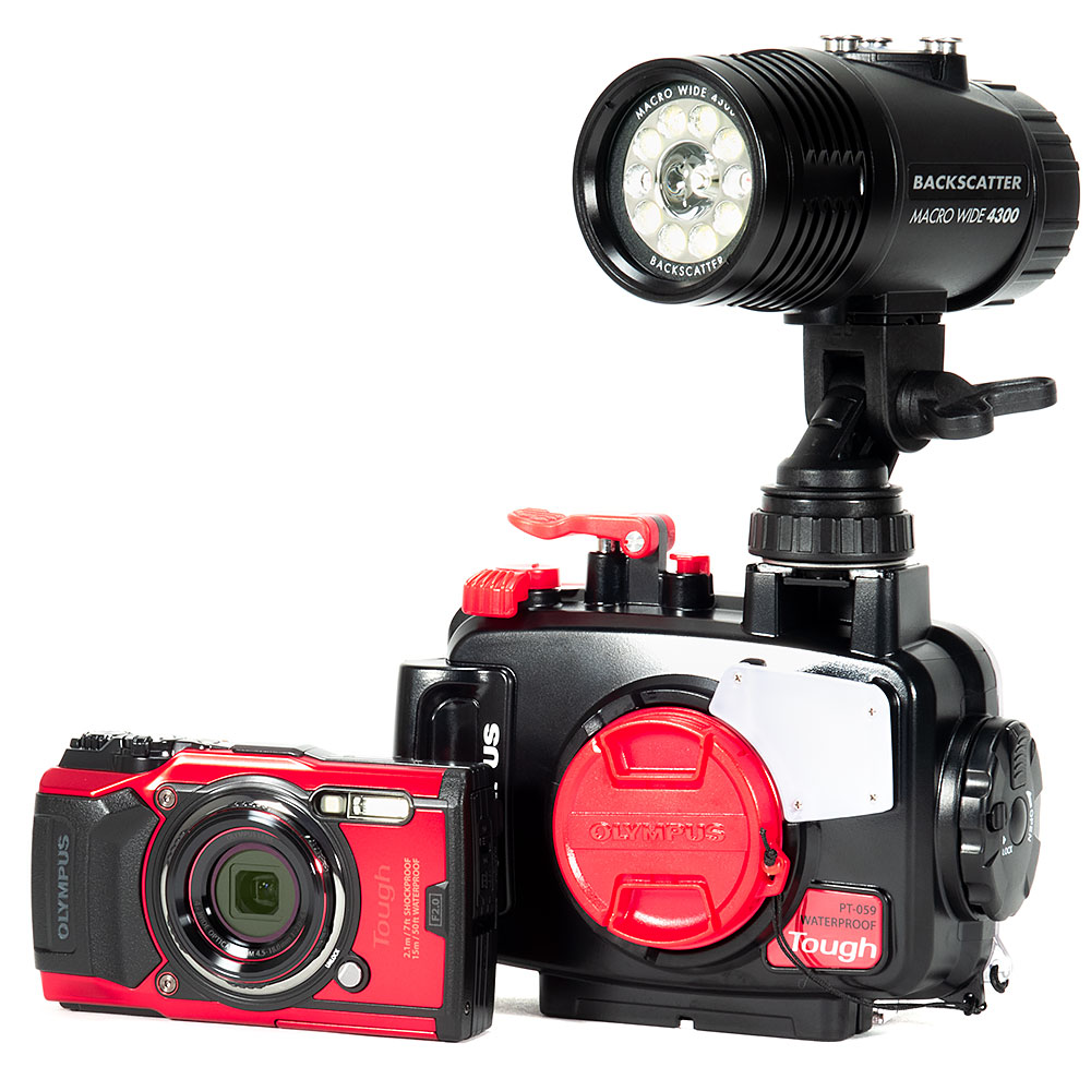 OM System TG-7 Minimalist Underwater Camera Package