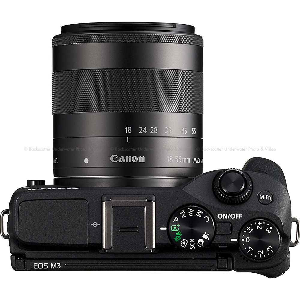 Canon EOS M3 EF-M Camera with 18-55mm IS STM Kit - Black