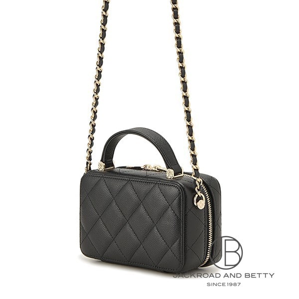 マトラッセ ミニ ヴァニティ チェーンショルダー ブラック 黒[AP2634