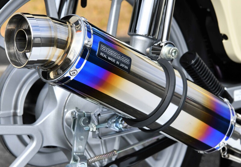 ズーマーキャブ車のBEAMSマフラー ズーマー（ZOOMER）キャブ車 SS300ソニックマフラー BEAMS（ビームス