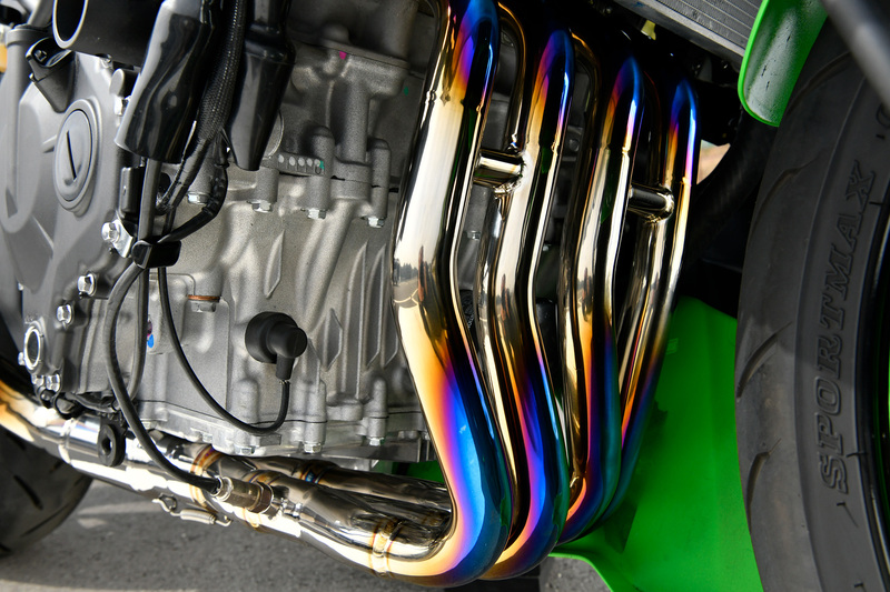 R-EVO2 ヒートチタン フルエキゾースト：ZX-4RR / ZX-4R SE：2023